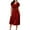 Red, variant on Womens High Waist Cocktail Vintage Dress Formal Wedding Short Sleeve Evening Prom 2025 Dress with Belt