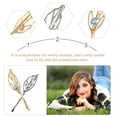 thumbnail image 3 of unbranded 4Ud Accesorios Para El Con De Hoja Plateada Para Uso Diario, 3 of 6