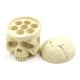 thumbnail image 3 of Soporte de cabeza de calavera de resina polivinílica para portavasos de tinta de pigmento de tatuaje de 7 agujeros Sincero Hogar, 3 of 4