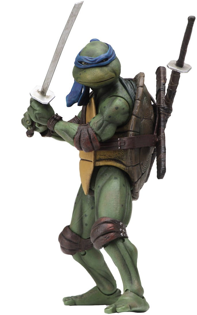 NECA Teenage Mutant Ninja Turtles 1990 Movie 7" Leonardo Action Figure 