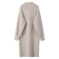 thumbnail image 5 of Ediodpoh Long Cardigans for Women Sweater Coat Casual Loose Knit Button Front Open Front Oversized Fall Winter Outwear Khaki M, 5 of 5