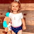 BIG ELEPHANT Baby Girls Potty Training Pants, Toddler Cotton Soft