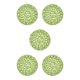 thumbnail image 1 of Cateissary 6 piezas hechas a mano con creatividad, exquisita artesanía, estera de cuerda de papel, decoración de de comedor, 38 cm, verde Type2 NO2, 1 of 6