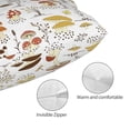 thumbnail image 3 of Fotbe Mushrooms And Butterflies Funda de Almohada Decorativa Estilo Occidental, Lujo en Algodón, Fundas para Almohadas King, Cojín Estampado para Decoración del Hogar-16"x24", 3 of 6