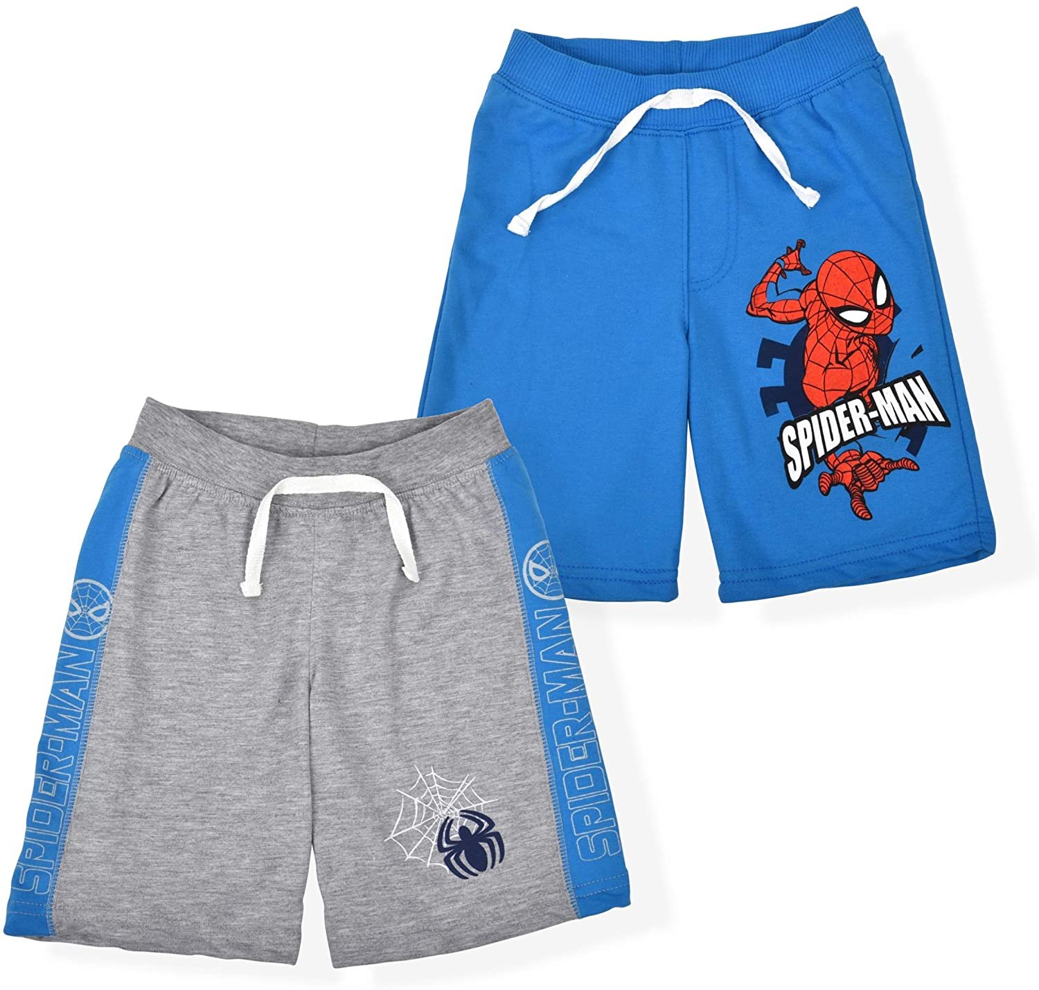 Spiderman Boys 2 Pack Shorts, 4-7