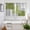Green, variant on Yellow Abstract Kitchen Curtains Window Panels, Grey Geometric Oil Painting Vintage Gradient Insulated Window Treatment Curtain, Grommet Curtains for Bedroom/Living Room/Bathroom, 2 Piece 27.5"Wx39"L