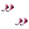 thumbnail image 3 of Calcetines de compresión Minnieouse 2 piezas para aliviar la fatiga del pie Rosa roja S/M, 3 of 6