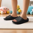 thumbnail image 6 of Kids Cloud Slides Slippers For Girls Boys,Pillow House Slippers Non-Slip Super Soft Quick Drying Shower Cushioned Slides Bathroom Thick Sole Sandals Indoor Outdoor Slippers, 6 of 7