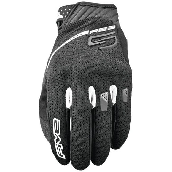 Five Gloves Hommes & 39; S RS3 EVO Flux d'Air Noir Blanc X-Large