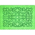 thumbnail image 1 of Ahgly Company Indoor Rectangle Oriental Green Modern Area Rugs, 2' x 3', 1 of 4