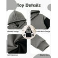 thumbnail image 5 of Aideaone Boys Clothes Color-Block Hoodie Sweatshirts & Pants Set 2pcs Toddler Boys Fall Winter Outfit Set 2-6Y, 5 of 6
