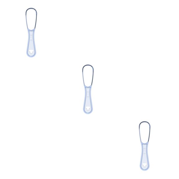 Limpiadores de lengua Vogacara raspador Cepillo de higiene unisex Niños Viaje Fresh Breath Type1 NO1
