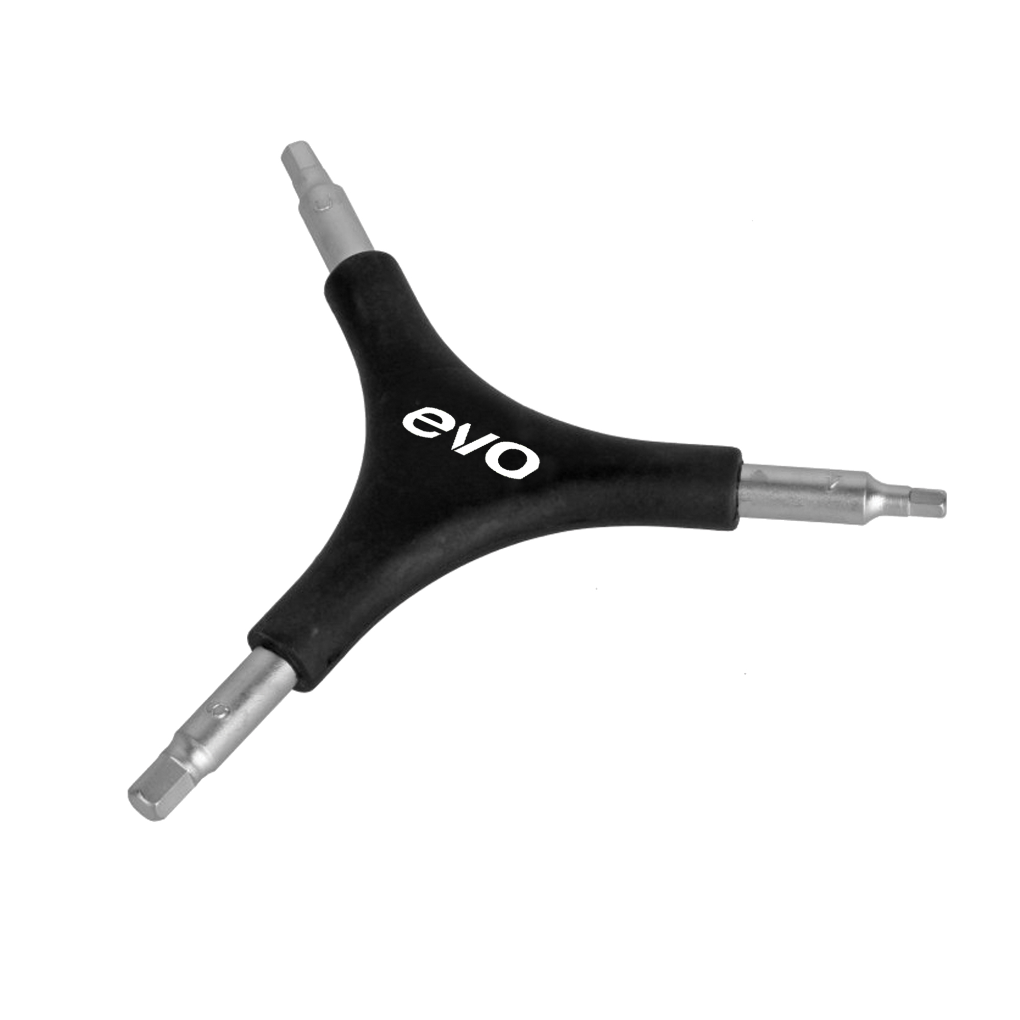 EVO YT-1 Hex Y-Wrench Road Bike Multi Tool - 4mm, 5mm, and 6mm Bicycle Hex Wrench - 3-Way Wrench Hex Tool for Most Common Sizes of Hex Bolts on Road Bikes, Mountain Bikes and Scooters