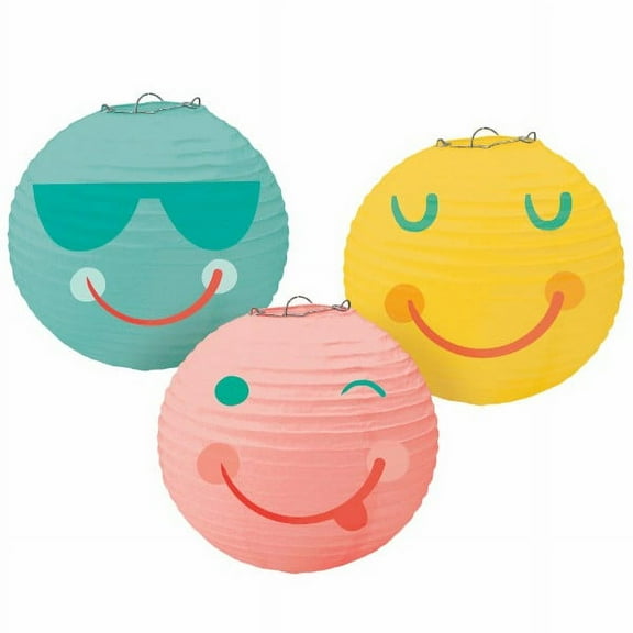 All Smiles Paper Lanterns(3)