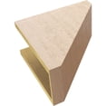 thumbnail image 6 of 7"W x 14"D x 14"H Classic Concord Rough Cedar Woodgrain TimberThane Corbel, Primed Tan, 6 of 6