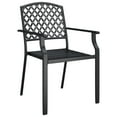 thumbnail image 3 of vidaXL 3 Piece Garden Dining Set Anthracite Steel, 3 of 5