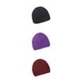 thumbnail image 3 of Dalrosia Knit Kufi Hats Crochet Beanie Skull Caps Solid Colors Stretchy Knitted Hats Muslim Caps for Men Women Teens, 3 of 3