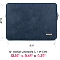 thumbnail image 3 of RAINYEAR - Funda para portátil de 13 pulgadas, de piel sintética, protectora, resistente al agua, compatible con portátiles de 13,3"., 3 of 4