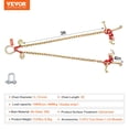 thumbnail image 6 of VEVOR 10,800lb G80 Tow Chain Kit w/ RTJ & Grab Hooks (5/16" x 3'), 6 of 12