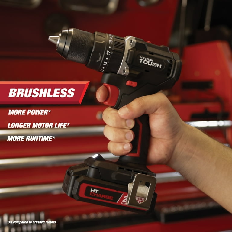 Free Shipping! Hyper Tough 20V Max Brushless Cordless Hammer