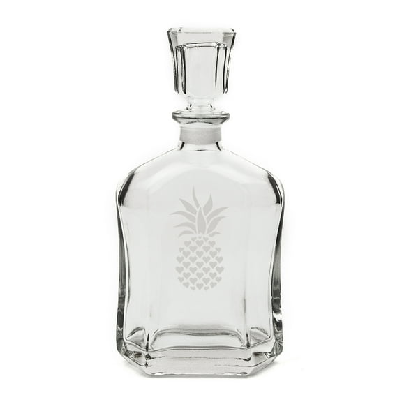 Pineapple 23.75 oz Classic Whiskey Decanter