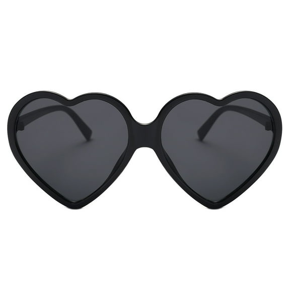 Polarized SunglassesComputer Gaming Glasse Women Fashion Unisex Heart-shaped Shades Sunglasses Integrated UV Glasses Polarized Sunglasses