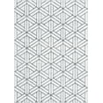 thumbnail image 2 of Rugs.com Lattice Trellis Collection Rug – 7' x 10' White Low-Pile Rug Perfect For Living Rooms, Large Dining Rooms, Open Floorplans, 2 of 9