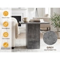 thumbnail image 4 of Guyou Small Square End Table Faux Marble Wood Bedside Table 20" Modern Side Table for Living Room, Reception Room, Home Office, 4 of 10
