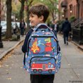 thumbnail image 6 of Psesaysky Cartoon Dinosaur Fire Brigade Elementary Bookbag with Soft Padded traspirante School Bags, Large Capacity 17 Inch Book Bag for Middle School Primary School Travel, 6 of 9