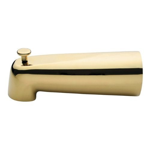 Kingston Brass K1089A2 Tub Spout with Diverter, Polished Brass