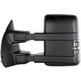 thumbnail image 3 of CCIYU Tow Mirror Car Mirror LH Left Black Towing Mirror Compatible with 2008-2016 for F250 for F350 for F450 for F550 Super Duty Truck with Manual Adjusted No Heated Turn Signal Light, 3 of 7
