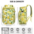 thumbnail image 3 of Travel Cooler Bag - Lemon Camping Beer Cooler Backpack with Bottle Opener- Waterproof Insulated Picnic Backpacks - Cooler Bag for Beach, 3 of 6