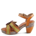 thumbnail image 2 of L'Artiste ASTARR Hand-Painted Leather Platform Heel Sandal, 2 of 7