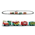 thumbnail image 5 of BAELLERT 1 Set Christmas Electric Track Train Toy with Locomotive Carriages Track Educational Christmas Classical Train Toy with Light Sound Toddlers Boys Girls Holiday Gift, 5 of 8