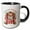 Black/White, variant on 3drose, the Dog Owner of a Cute Cockapoo Is Sure to Smile This Holiday Season, 11oz Two-tone Blue Mug