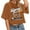 Z007-Orange, variant on Women Halloween Skeleton T Shirts Funny Cute Pumpkin Short Sleeve Crop Tops Fall Trendy Crewneck Relaxed Fit Workout Tees Z001-Green L