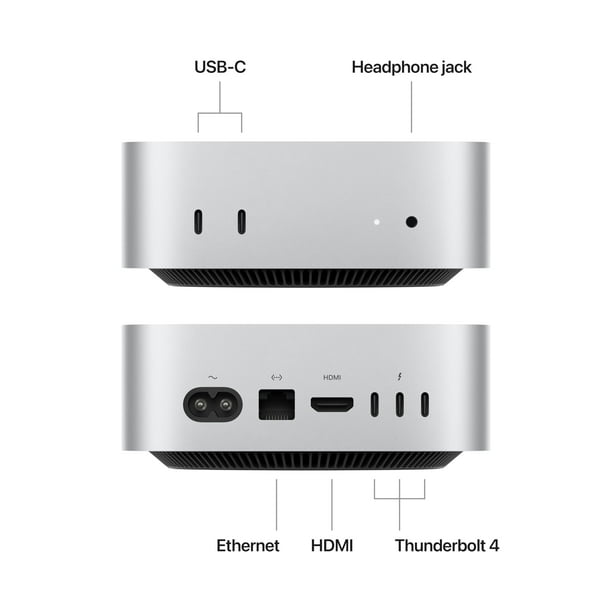 Apple Mac mini M4 16GB 本体 Mac mini M4, 16GB, 512GB - University tech desktops - Walmart