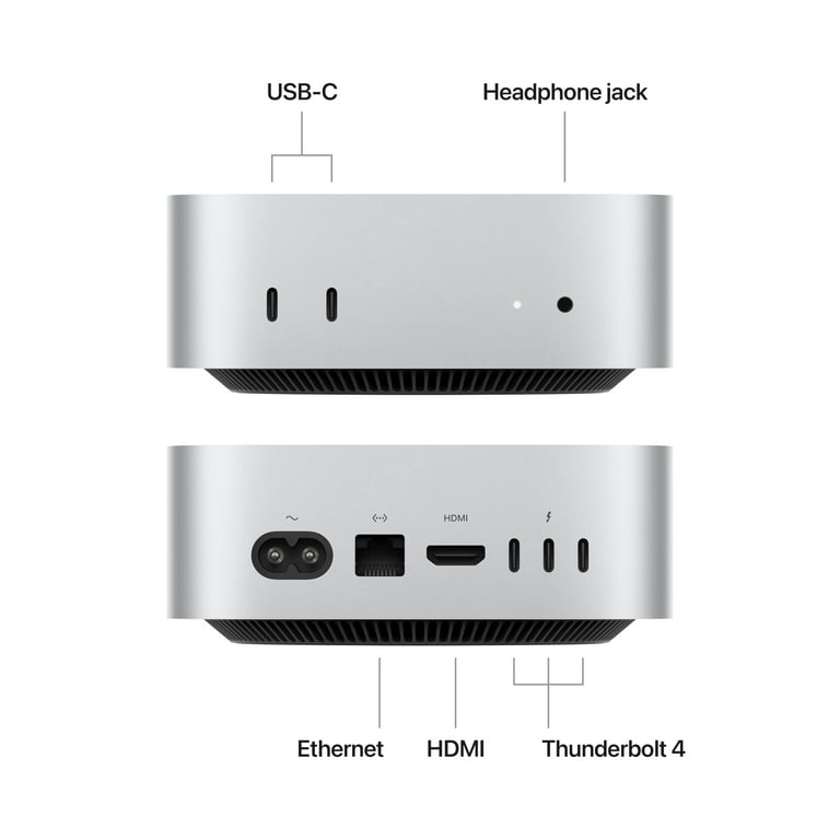 Restored Apple 2024 Mac Mini Desktop, M4 Chip, 10-Core CPU/GPU