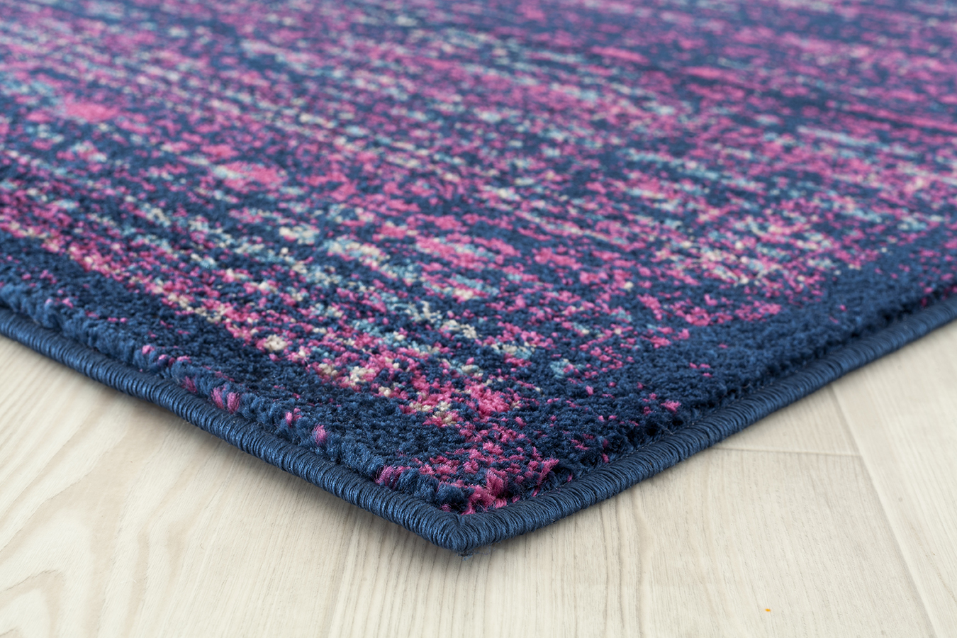 United Weavers Caledonia Analia Farmhouse Medallion Area Rug, Midnight Blue, 12'6" x 15'