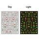 thumbnail image 1 of Xihbxyly Pegatinas Luminosas para Uñas, Diseños Navideños Que Brillan En La Oscuridad, Divertidos Patrones de Papá Noel y Árboles, Fácil Aplicación para Un Arte de Uñas Espectacular, Fiestas y Celebr, 1 of 7