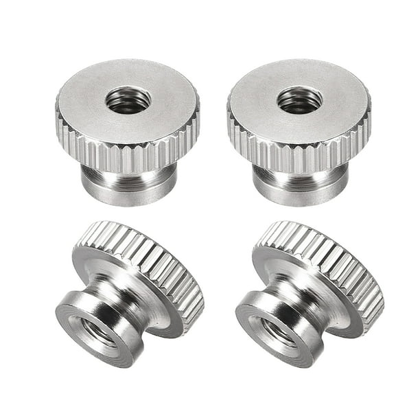 Knurled Thumb Nuts M4 x 8mm Round Knobs with 304 Stainless Steel