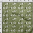 thumbnail image 3 of oneOone Polyester Lycra Light Green Fabric Florals Craft Projects Decor Fabric Printed By The Yard 56 Inch Wide, 3 of 4