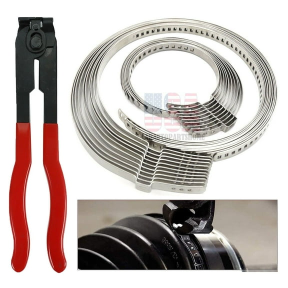 For Auto / ATV CV Joint Axle Boot Clamp Pliers Tool with 20 Crimp Bands US