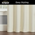 thumbnail image 5 of Eclipse Kendall Modern Blackout Curtains, 84 In Long x 42 In Wide, Ivory, Sold as a Single Curtain Panel, 5 of 7