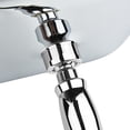 thumbnail image 3 of Large Square ABS Rainfall Shower Head Extension Arm Set ABS Round Chrome Water-Saving Nozzle G1/2 Bath Shower, 3 of 12