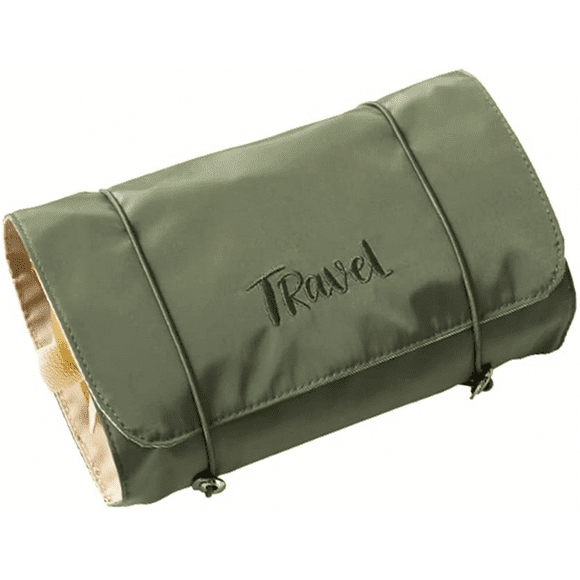 Toiletry Bag, Detachable Cosmetic Bags Organizer Travel Makeup Bag for Women,Bathroom Organizer Foldable Zipper Pouch Hygiene Bag,Large Waterproof Toiletry Bag Cosmetic Organizer(Green) E422