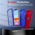 thumbnail image 3 of Funda Grifobes para iPhone 11/iPhone XR de 6.1 pulgadas para niños, color rojo y azul, 3 of 8