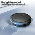 thumbnail image 2 of Tignapoo Smart WiFi Robot Vacuum and Mop Combo - 4000Pa Suction, 2.4GHz App Control, Auto Recharge, 130min Runtime, 3 Cleaning Modes, 100ml Water Tank, 335ml Dustbin, 70dB Quiet, White (110V US Plug), 2 of 6