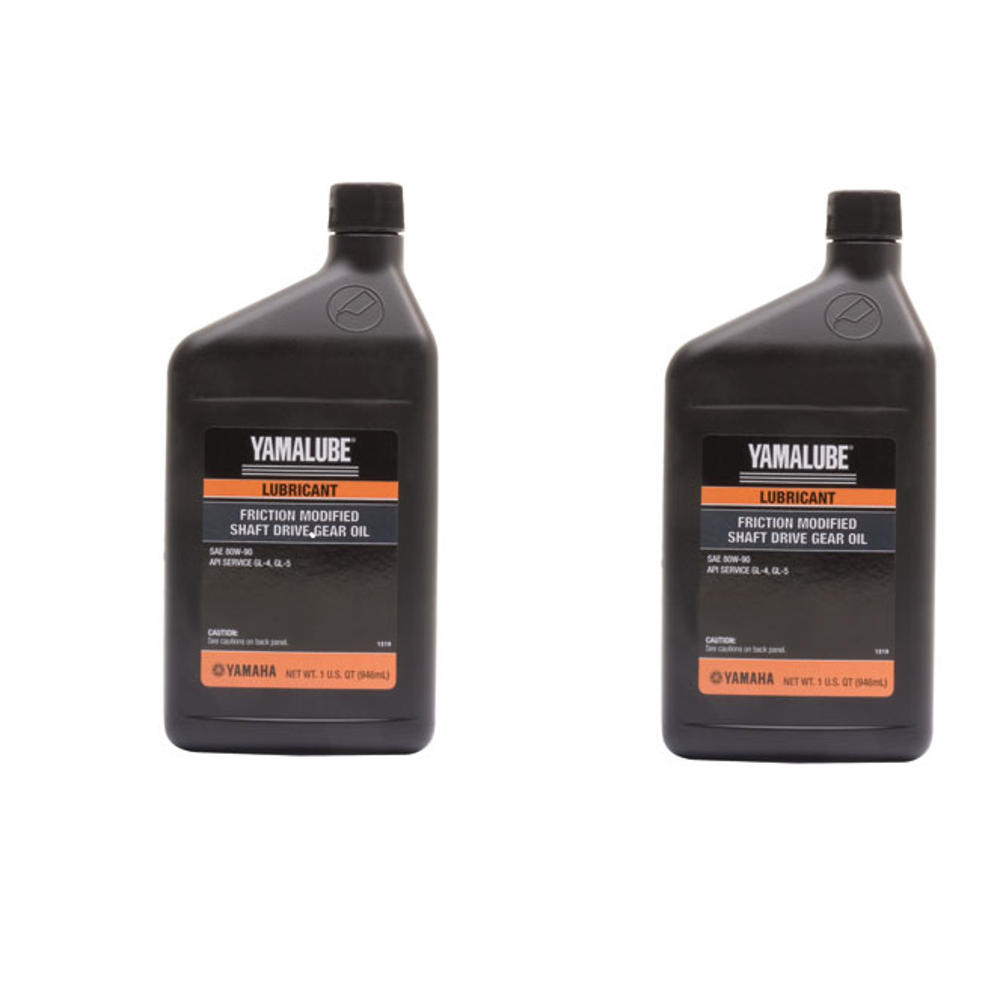 Yamalube FrictionModified Shaft Drive Gear Oil 80W90 32 oz. 9 ( 2