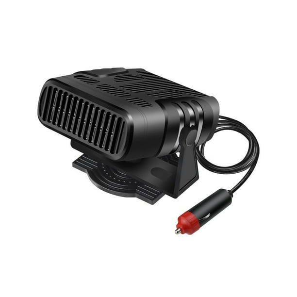 Calentador de coche eléctrico, ventilador de descongelación portátil, ventilador de calefacción rápida para coche eléctrico, desempañador Universal, secador de coche, accesorios interiores de 12V/24V seitruly VI001627-02B